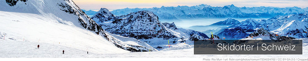 Skidorter i Schweiz Skidorter i Schweiz